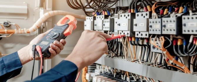 Wir bieten professionelle Elektrodienstleistungen, von Elektroinstallationen über Wartung und Entstörung bis zur elektrischen Fachplanung. 